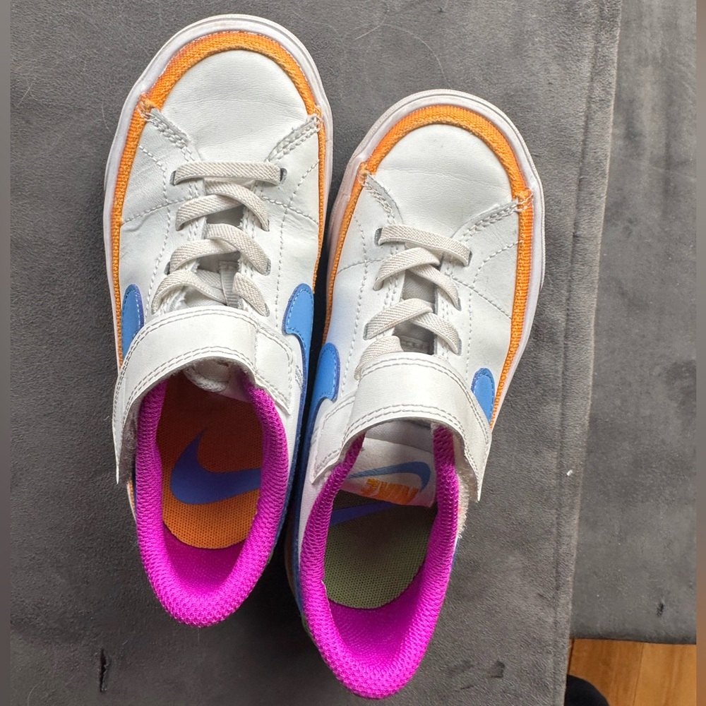 Nike Court Legacy and Tennis Shoe Sneakers Toddler Girl 11C Retro Swoosh - Picture 7 of 13